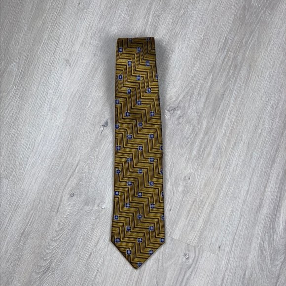 Ermenegildo Zegna 100% Silk Tie - Picture 2 of 6